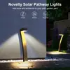 Nuevas Luces Solares LED para Jardín y Césped Transfronterizas, Luces de Ambiente para Exteriores para Parques y Escenas Nocturnas, Luces Insertables en el Suelo