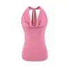 Top Cropped Regata Sem Mangas Estilo Europeu e Americano para Mulheres, Roupa Picante Sem Costas para Meninas, Peça de Verão, Body Justo