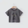 Camisetas de Verano Finas de Manga Corta para Bebés, Hombres y Mujeres, Estilo Nuevo de Verano para Niños, Camisetas Casuales Transpirables de Media Manga para Bebés y Niños Pequeños