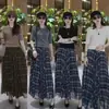 Tienda Insignia Shanghai Dan Nong/Suéter de Lana Merino de Alta Gama con Escote Bardot para Mujer 1102 1101