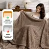 Nova Manta Multifuncional de Veludo Tafetá para E-commerce Transfronteiriço, Comércio Exterior, Cor Sólida, Jacquard Coluna Romana, Manta de Cochilo