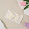 Nuevos accesorios para el cabello de comercio exterior europeo y americano para niños, diademas anchas suaves y elásticas para bebés, accesorios para la cabeza de protección de la fontanela infantil