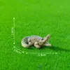 Miniaturas de animais dinossauro e crocodilo realistas criativas para micro paisagismo, acessórios de decoração de jardim DIY, pequenos ornamentos