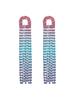 Machika Fashion All-match Long Tassel Brincos Femininos de Luxo de Alta Qualidade com Strass Brilhantes Acessórios para Orelhas