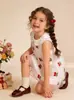 Vestido de Bebé de Verano 2026 Nuevo Estilo Coreano Delgado Sin Mangas Chaleco Vestido Vestido Floral para Bebé