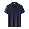 Tecnología Sin Costuras 10A Refrigerante Antibacterial Anti-Arrugas Camisa Polo de Manga Corta con Logo Estampado, Casual de Negocios Unisex