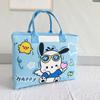 Bolsa de Fieltro de Equipaje de Dibujos Animados de Gran Capacidad Moderna y Conveniente Bolsa Grande con Cremallera Equipaje para Niños Bolsa Tote de Almacenamiento para Viajes