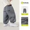 Dududu Home Calças Infantis Meninos Calças Longas de Inverno Meninas Calças Casuais de Inverno Roupas Infantis para Bebês Versátil Esportiva Confortável