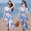 Traje de Baño Sexy Nuevo Bikini Dividido para Mujer Bikini de Tres Piezas Traje de Baño para Resort Costero Aguas Termales Look Adelgazante