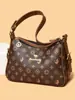 Bolso para Madre de Mediana Edad Estilo Retro de Alta Gama Estampado para Presbicia Bolso Bandolera Cruzado de Hombro Nuevo 2025 para Mujer