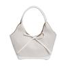 Bolso de mano de gran capacidad, novedad de verano 2024, estilo retro, de moda, para llevar debajo del brazo, informal, con textura, para el hombro, de lona.