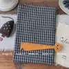 Tela de algodón 100% a cuadros estilo coreano, combinación de colores azul-negro vintage, tela de algodón puro teñida en hilo, adecuada para ropa de mujer, ropa de niños y atuendos familiares a juego