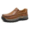 Sapatos Masculinos Casuais para Outono Inverno Transfronteiriços Sapatos Masculinos Tendência Slip-on Confortáveis Mocassins de Couro Genuíno Sapatos para Dirigir 8868