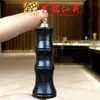 Vaso Formato Cabacinha de Jacarandá Ébano, Acessórios DIY para Frascos de Rapé, Correntes de Celular, Chaveiros, Correntes de Suéter e Enfeites