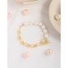 Pulsera de plata de ley S925 con cuentas especiales de estilo coreano INS, diseño de lujo, estilo barroco natural, con costuras, para mujer.