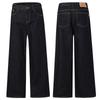 Muxi Clothing # Marca de Moda Retro da Alta Rua Americana Jeans Básicos para Homem, Calças Simples de Corte Reto, Calças Largas de Comprimento Total