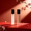 Frasco de Óleo Essencial Branco Areia 5ml em Estoque Transfronteiriço, Frasco Roll-on de Perfume Esguio com Fundo Espesso, Frasco Dispenser de Vidro, Frasco Roll-on Transparente