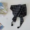 Bufanda Triángulo Estilo Casual con Flecos de Cuadros Clásicos para Mujer 2026 Primavera y Otoño Bufanda Nueva Protector de Cuello Bufanda Bufanda de Seda de Alta Gama