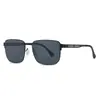 Novos Óculos de Sol Polarizados de Metal HD Leves para Homem Preto Óculos de Sol para Exterior Proteção UV Óculos de Sol para Dirigir