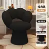 Silla de Maquillaje para Niñas con Sensación de Lujo Ligero y Gama Alta, Dedicada para Tocadores de Dormitorio, Silla de Uso Doméstico con Respaldo, Silla Giratoria para Manicure