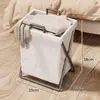 Cesta de Lavandería Hogar Cesta de Almacenamiento de Ropa Sucia Baño Cesta de Lavandería Dormitorio Cesta de Almacenamiento de Artículos Varios Puerta de Entrada Trasera Cesta para Ropa Sucia