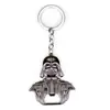 Abrebotellas Colgante Más Vendido Transfronterizo Star Wars Samurai Negro Samurai Blanco BB8 Nave Espacial Llavero