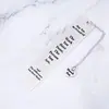 Marcador Europa y Estados Unidos amor transfronterizo colgante recuerdo profesor estudiante regalo día del maestro inscription marcador de acero inoxidable