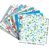 Explosivo 12/Pacote Papel de Fundo Tema Enfermagem Criativo Rasgável Caderno Dia do Enfermeiro Papel de Material de Fundo Papel para Corte DIY