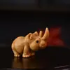 Souvenir de Navidad Talla en Madera de Ciprés Llavero Colgante Navideño Productos de Madera del Zodiaco de Dibujos Animados Dragón, Serpiente y Año del Caballo