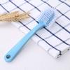 Precio de fábrica cepillo coreano multiusos de cinco lados anillo multi-lado sin ángulo muerto cepillo de mango largo para lavar zapatos cepillo de limpieza de baño de cerdas suaves