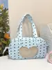 Bolsa Ita de Ángel Bidimensional Estilo Yabi Ligero Estilo Coreano Estampado de Estrellas Concierto Observación de Estrellas Hombro Único Debajo del Brazo Portátil Bolsa para Muñecas