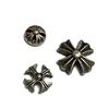 Acessórios de hardware de bagagem operados pela fábrica prego bandido unha branca limpeza de óleo preto vintage decorativo fivela chapéu fivela de jóias