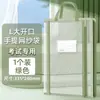 Bolsa de Almacenamiento de Malla Transparente, Bolso Bandolera para Libros, Bolsa de Malla Estéreo en Forma de L, Bolsa para Materias con Ranura para Tarjetas, Bolsa de Almacenamiento para Estudiantes de Primaria