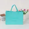 Bolso de Fieltro de Gran Capacidad con Bloques de Color para Souvenirs, Bolso Publicitario Corporativo Personalizado, Bolso de Mano Moderno y Versátil