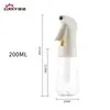 Botella de spray continuo de alta presión y niebla fina de 160 ml 200 ml, botella hidratante para corte de cabello y maquillaje, botella de limpieza con alcohol, regadera