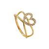 Joyería de acero inoxidable transfronteriza diseño de lujo ligero Anillo de acero de titanio Love Diamond anillo de pareja pulsera venta al por mayor de fábrica