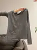 Cárdigan con Capucha de Manga Larga Rayado de Cuello en V Estilo Coreano para Mujer 2025 Otoño Temprano Nuevo Top Corto Holgado y Versátil