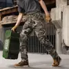 Calça de Trabalho Camuflada An Yang Masculina 2026 Outono Nova Perna Reta Americana Outdoor Multibolsos Casual Tática