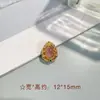 Cuentas Espaciadoras de Calabaza de Circonita Chapadas en Oro Antiguo para DIY Pareja Mejor Amigo Juego Colgante para Caja Bolso Accesorios Pequeños Venta al por Mayor