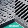Tapa de rejilla de drenaje plato de cubierta de alcantarilla de cocina rejilla de placa de cubierta de zanja de plástico tapa de registro compuesta rejilla de lluvia de resina