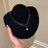 Collar de Perlas de Encaje Francés para Mujer, Moderno Diseño de Nicho de Lujo Ligero, Estilo Ins, Cadena Dulce para Clavícula al por Mayor