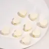 Contas Acrílicas Creme com Furo Grande Estrela de Cinco Pontas Flor de Ameixa Coração Contas Feitas à Mão DIY Caseiro Corrente para Celular Chaveiro Joias