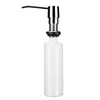 Dispensador de jabón para fregadero de acero inoxidable simple a juego con detergente doméstico cabeza de bomba de presión botella exprimible cuantitativa por presión manual