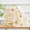 Venta al por mayor transfronteriza de wraps finos de crepé de doble capa de verano para recién nacidos, bebés y niños, wraps de algodón puro para sala de maternidad