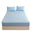 Faldón de Cama de Algodón de Xinjiang Clase A Algodón Puro Apto para la Piel Cobertor de Cama de Cobertura Total Ajustado Borde Elástico Protector de Colchón Simmons