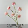 Flores artificiales rosas para bodas al por mayor, decoración rosa claro para lugares de boda, flores artificiales para el pasillo de la boda y decoración de ramos