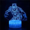 Luz nocturna 3D serie especial Marvel Pantera transfronteriza led control remoto táctil colorido lámpara creativa lámpara de regalo lámpara de mesa