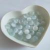 Cuentas Redondas Naturales No Porosas de 10 mm Piedra Semipreciosa Cristal Cuentas Sueltas Agata Redondas de Medio Agujero Accesorios para DIY de Collares y Pendientes