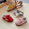 Zapatillas de Entrenamiento para Niños 2026 Primavera y Otoño Estilo Coreano Nuevas Transpirables de Doble Malla Zapatos Deportivos para Niñas y Tenis de Suela Blanda para Niños