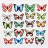 Venta al por mayor de fábrica pin de mariposa luminosa de 9.5 cm cortina de mariposas mosquitera mariposa fluorescente decoración creativa